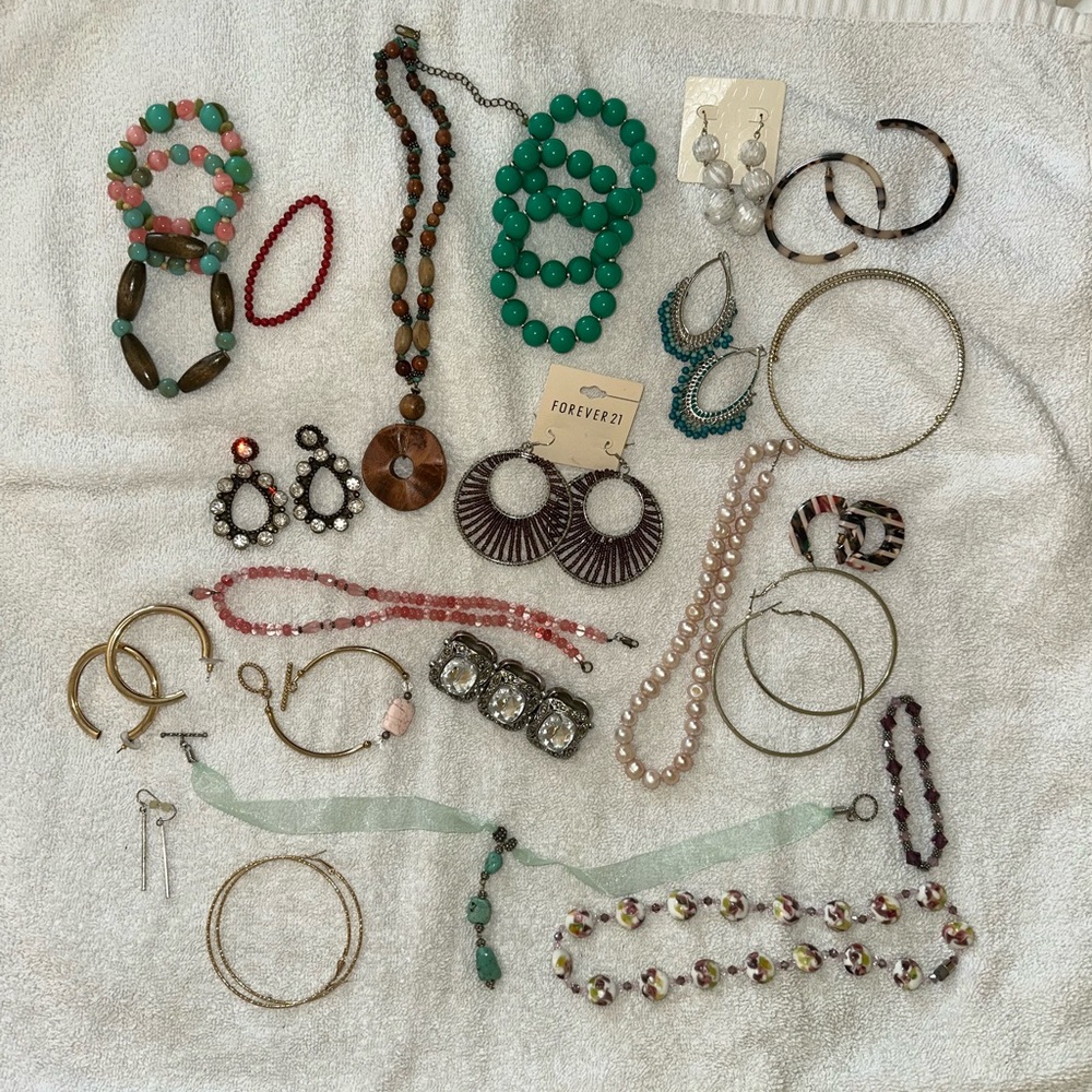 Assortment costume play jewelry